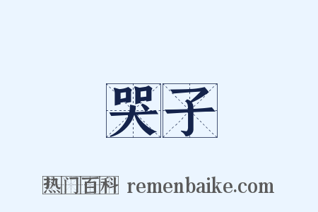 哭子是什么意思的图片